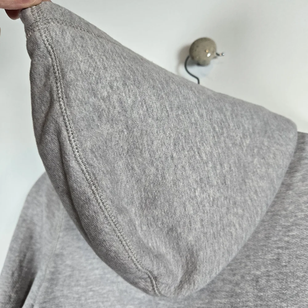 Polo Ralph Lauren Heather Gray Sweatshirt Full Zip Hoodie Jacket Big Boys Large